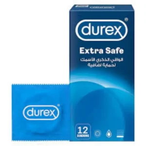 ديوركس واقي ذكري 12قطع إكسترا ساف (ساف 100إل.إي) (#) | Durex Condoms 12pcs Extra Safe (Save 100l.E) (#)
