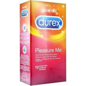ديوركس واقي ذكري 12قطع بلياسور مي (ساف 100إل.إي) (#) | Durex Condoms 12pcs Pleasure Me (Save 100l.E) (#)