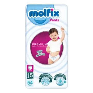 مولفيكس بريميوم أكسجين بانتس جونيور رقم.5 54قطع جامبو | Molfix Premium Oxygen Pants Junior No.5 54pcs Jumbo