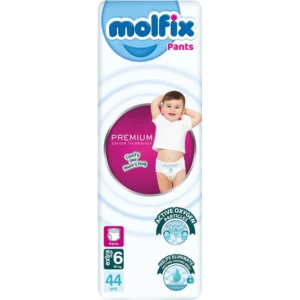 مولفيكس بريميوم أكسجين بانتس إكسترا لارج رقم.6 44قطع جامبو | Molfix Premium Oxygen Pants Extra Large No.6 44pcs Jumbo