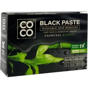 كوكو واكس أسود باست 100جم فحم بامبو | Coco Wax Black Paste 100gm Charcoal Bamboo