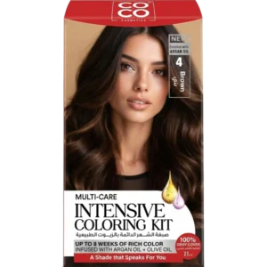 كوكو كوسميتيكس إنتنسيف كولورينج كريم كيت رقم.4 بني | Coco Cosmetics Intensive Coloring Cream Kit No.4 Brown