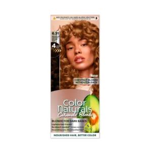 غارنييه لون ناتشورالز كاراميلو أشقر إتش.كريم. 6.31 كيسنوت أشقر | Garnier Color Naturals Caramelo Blonde H.Cr. 6.31 Chesnut Blonde