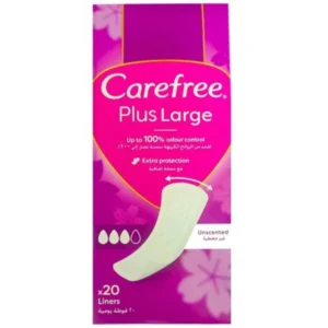 جونسون آند جونسون.كير بلس لارج أونسسينتيد 20قطع (20% أوف) بدون عطر # | J&J.Carefree Plus Large Unscented 20pcs (20% Off) Without Perfume #