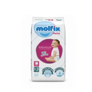 مولفيكس بريميوم أكسجين بانتس ميدي رقم.3 54قطع جامبو | Molfix Premium Oxygen Pants Midi No.3 54pcs Jumbo