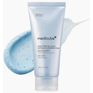 ميديكيوب زيرو بور سا كلير كبسولة تنظيف فوم 120جم | Medicube Zero Pore Sa Clear Capsule Cleansing Foam 120gm