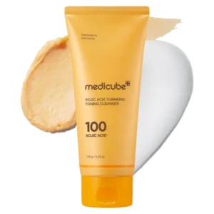 ميديكيوب كوجيك حمض تورميريك تونينج منظف 120جم | Medicube Kojic Acid Turmeric Toning Cleanser 120gm