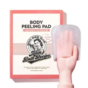 مومس باث ريسيب جسم تقشير فوطة 25مل*8قطع تروبل كير | Moms Bath Recipe Body Peeling Pad 25ml*8pcs Trouble Care
