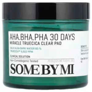 سوم باي مي أها.بها.فا 30 دايس ميراكل ترويسيكا كلير فوطة 70قطع | Some By Mi Aha.Bha.Pha 30 Days Miracle Truecica Clear Pad 70pcs