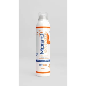 مرطب-1 واقي شمس لوشن سبراي 200مل معامل حماية50+ | Moist-1 Sunscreen Lotion Spray 200ml Spf50+