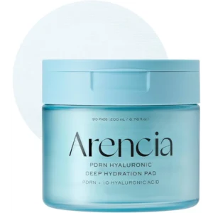 أرينسيا بي دي آر إن+هيالورونيك ديب هيدراشن فوط 90قطع*200مل | Arencia Pdrn+Hyaluronic Deep Hydration Pads 90pcs*200ml
