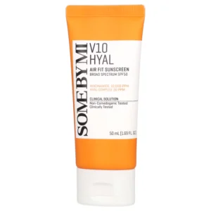 سوم باي مي في10 هيال إير فيت واقي شمس 50مل معامل حماية50 | Some By Mi V10 Hyal Air Fit Sunscreen 50ml Spf50