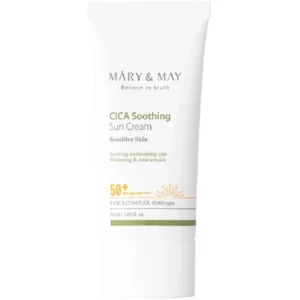 ماري&ماي سيكا ملطف شمس كريم معامل حماية50+ با++++ 50مل | Mary&May Cica Soothing Sun Cream Spf50+ Pa++++ 50ml