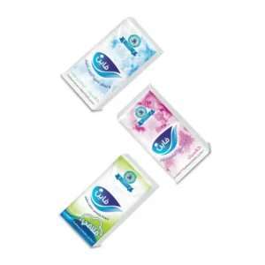 فين تيسويس 10/12قطع كيس مناديل جيب | Fine Tissues 10/12pcs Sachet Wipes Pocket
