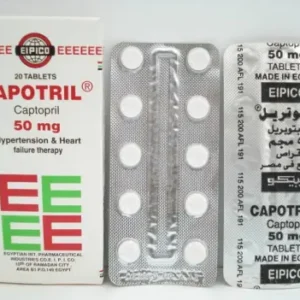 كابوتريل 50 مجم 20 قرص | Capotril 50 Mg 20 Tab