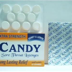 كاندي (عسل&ليمون) 24 لوز أقراص بالعسل و الليمون | Candy (Honey&Lemon) 24 Loz Tabs With Honey And Lemon