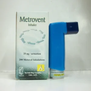 ميتروفينت 25 ميكروجرام 200 جرعات بخاخ | Metrovent 25 Mcg 200 Doses Inhaler