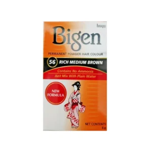 بيجن بودرة تلوين الشعر ريتش ميديام براون / 56 | Bigen H.color Pwd 56 Rich Medium Brown