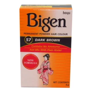 بيجن بودرة تلوين الشعر دارك براون / 57 | Bigen H.color Pwd 57 Dark Brown