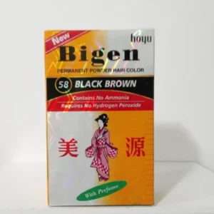 بيجن بودرة تلوين الشعر بلاك براون / 58 | Bigen H.color Pwd 58 Black Brown