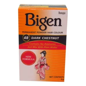 بيجن بودرة تلوين الشعر دارك كستنائي / 48 | Bigen H.color Pwd 48 Dark Chestnut