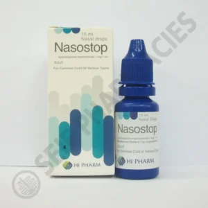 ناسوستوب 0.1% للكبار قطرة أنف 15 مل | Nasostop 0.1% Adult Nasal Drops 15 Ml
