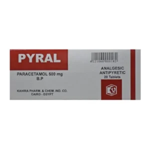 بيرال 500 مجم 20 قرص | Pyral 500 Mg 20 Tab
