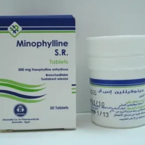مينوفيلين إس.آر. 300 مجم 30 قرص | Minophylline S.R. 300 Mg 30 Tab