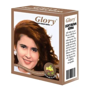 جلوري حنة باودر اكياس لايت براون 10 جم | Glory Henna Pwd 10Gm Light Brown
